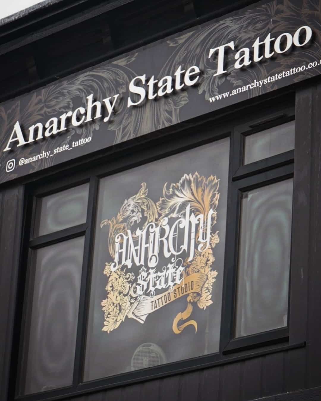 Anarchy State Tattoo studio entrance